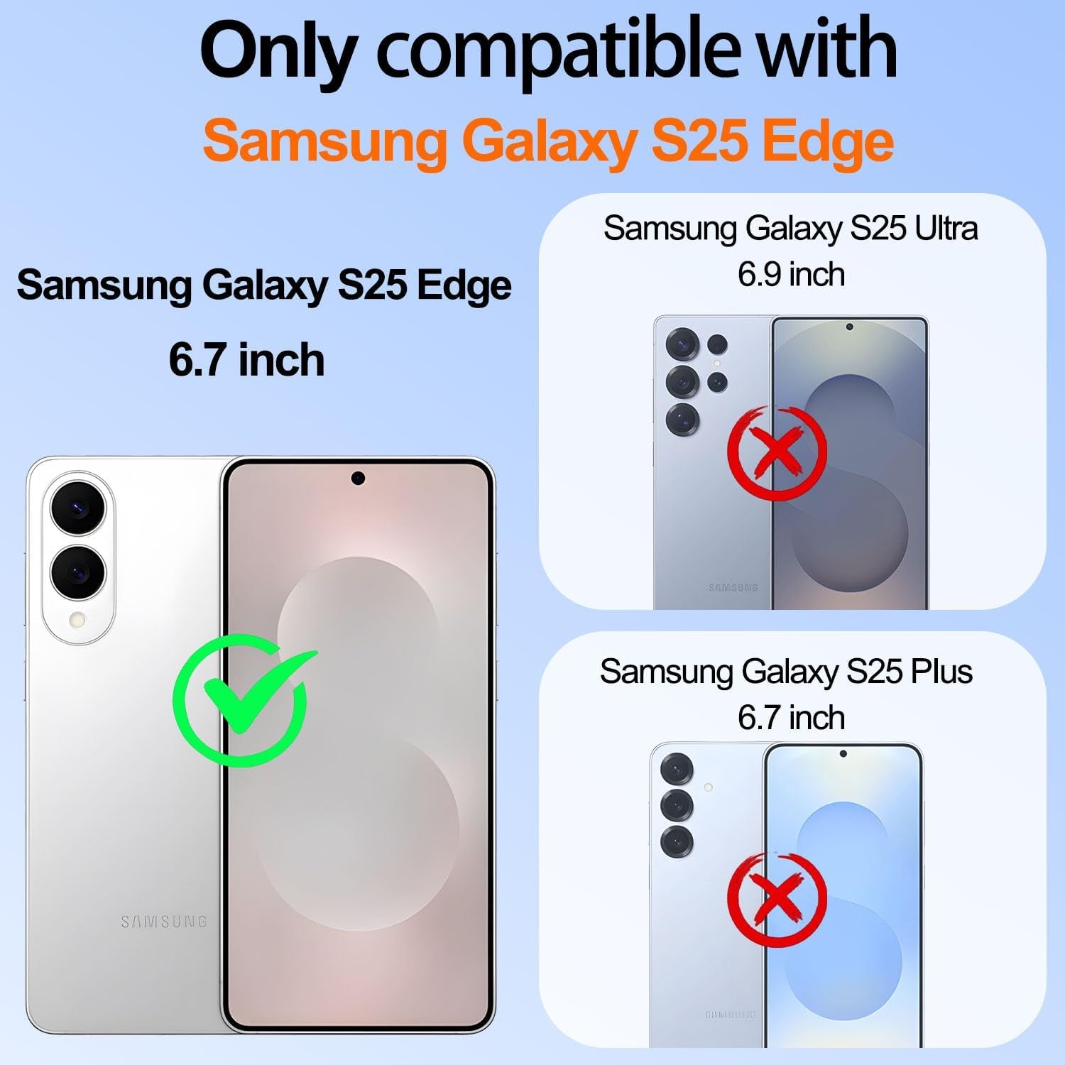 for Samsung Galaxy S25 Edge Case | 2Pcs Screen Protector | 360° Rotation Ring Holder Magnetic Kickstand, Plating Gold Edge Soft TPU Shockproof Protective Cover for S25 Edge, Light Green