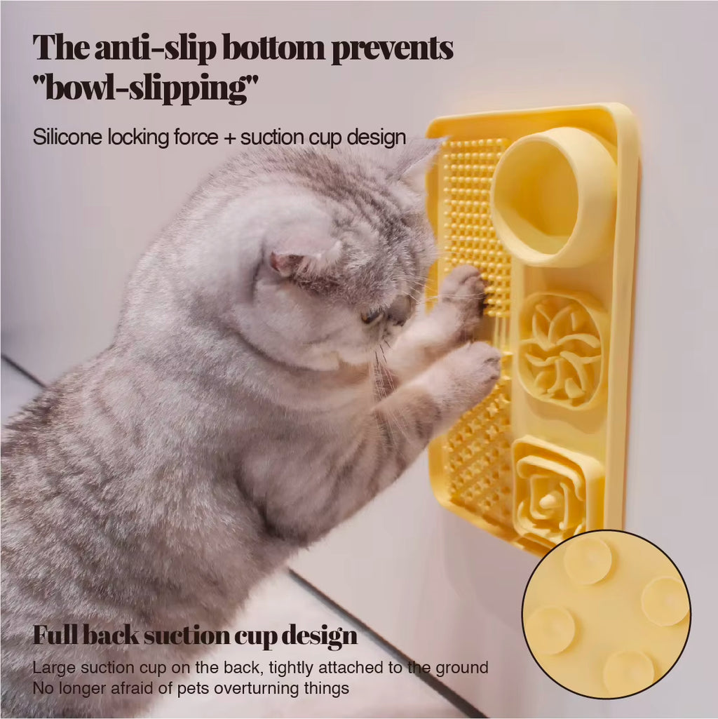 Eco-Friendly Durable Food Grade Silicone Waterproof Portable Pet Cat Dog Small Animals Treat Slow Feeder Lick Mat