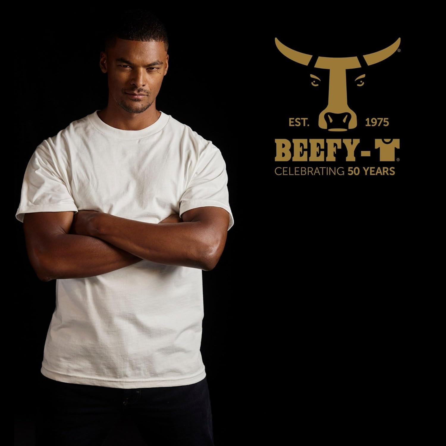 Men'S Beefy-T T-Shirt, Heavyweight Cotton T-Shirts for Men, 1 or 2 Pack, Men'S Tees (Tall