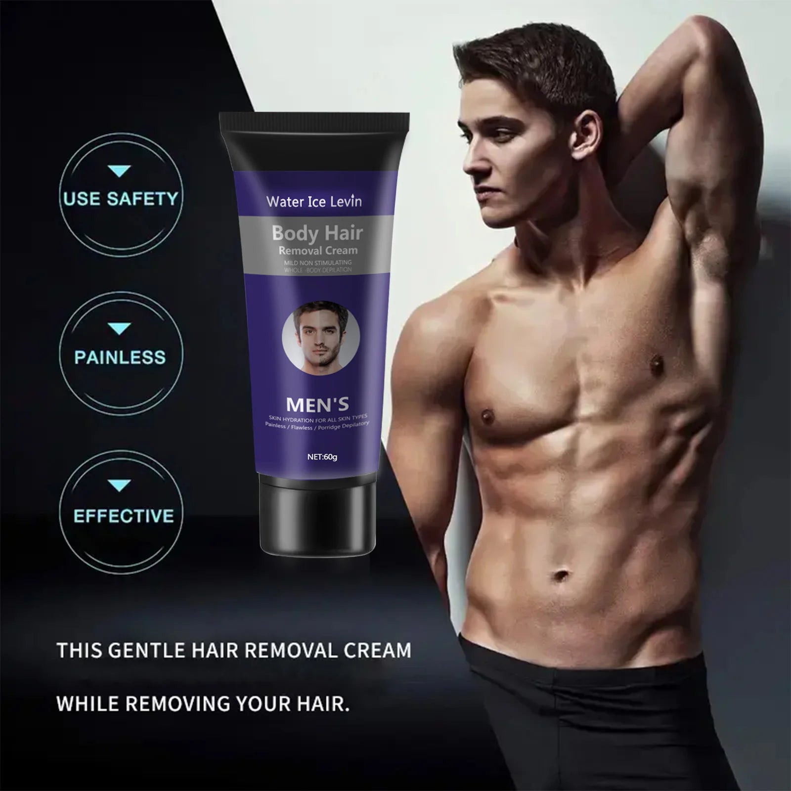 Hair Removal Cream Permanent Epilator Cream Intimate Areas Health Painless Hair Remover Growth Inhibitor for Men Body Care