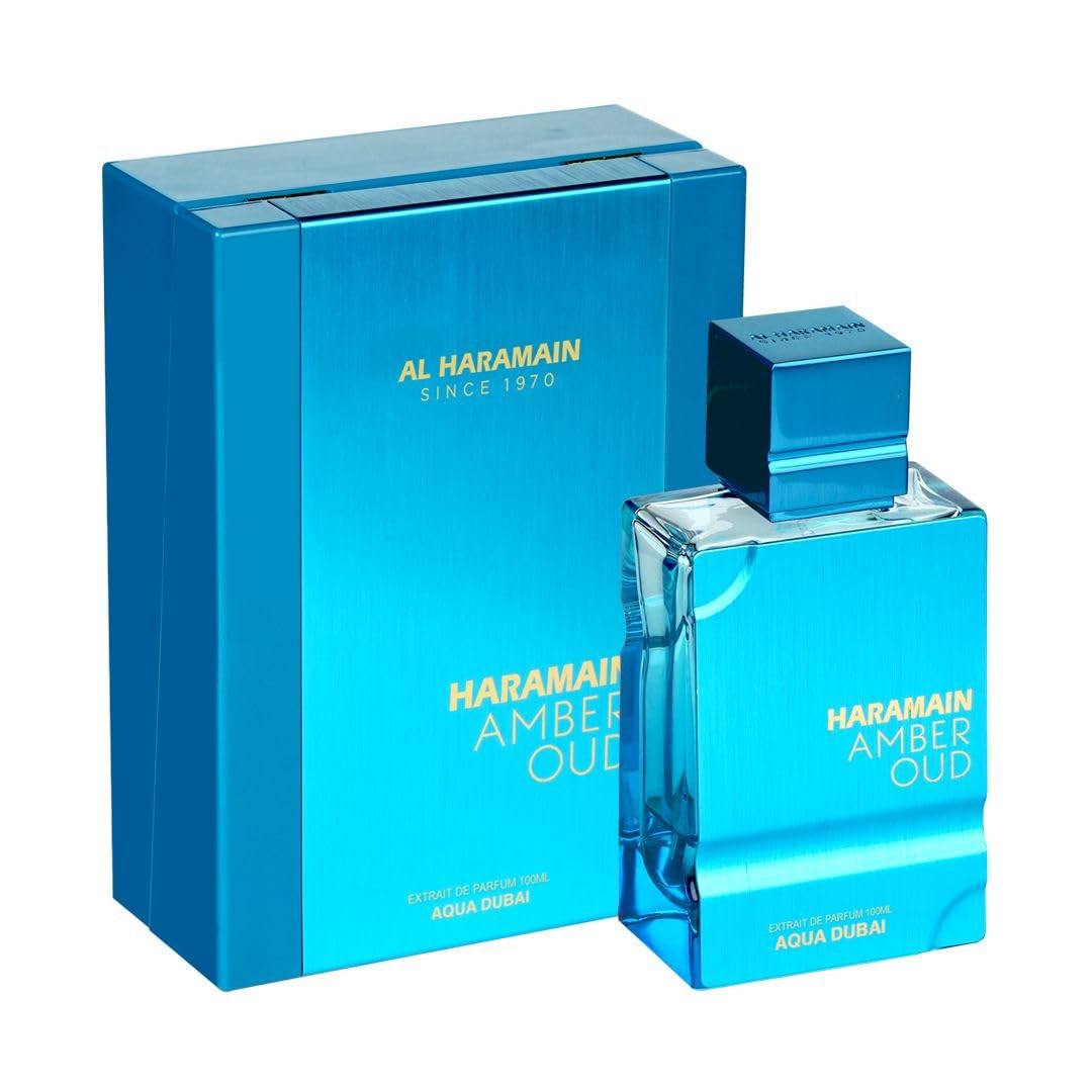 Amber Oud - Aqua Dubai - Oud Cologne for Men - Amber Perfume for Men - Long Lasting Perfume with Bergamot, Vanilla Fragrances - 3.4Oz