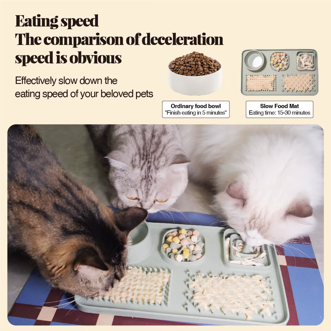 Eco-Friendly Durable Food Grade Silicone Waterproof Portable Pet Cat Dog Small Animals Treat Slow Feeder Lick Mat