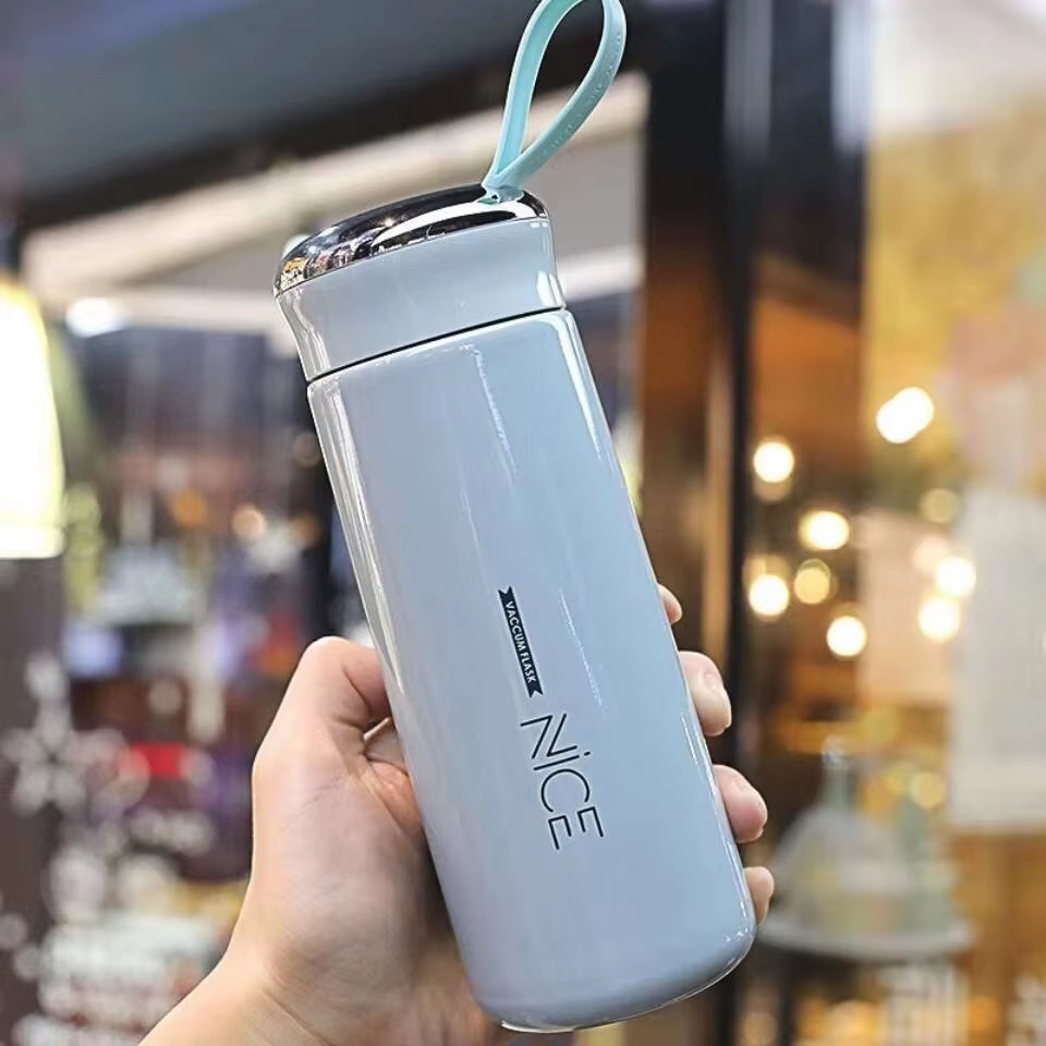 2026 New Nice Glass Liner Creative Water Bottle Simple Department Store Student Bottle Advertising Gift