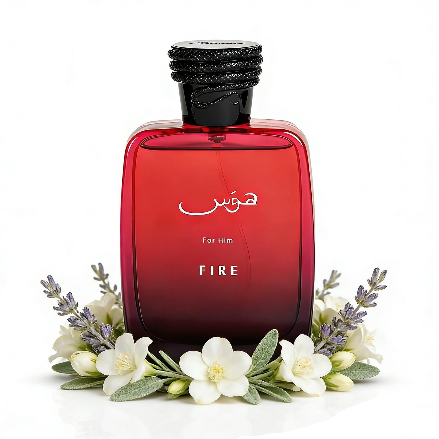 Hsswa Fire Eau De Parfum Long Lasting Fragrance Perfum, Indulge in a Luxurious Perfume Men That Captures Masculine Elegance and Strength(100Ml, 3.4 Oz)