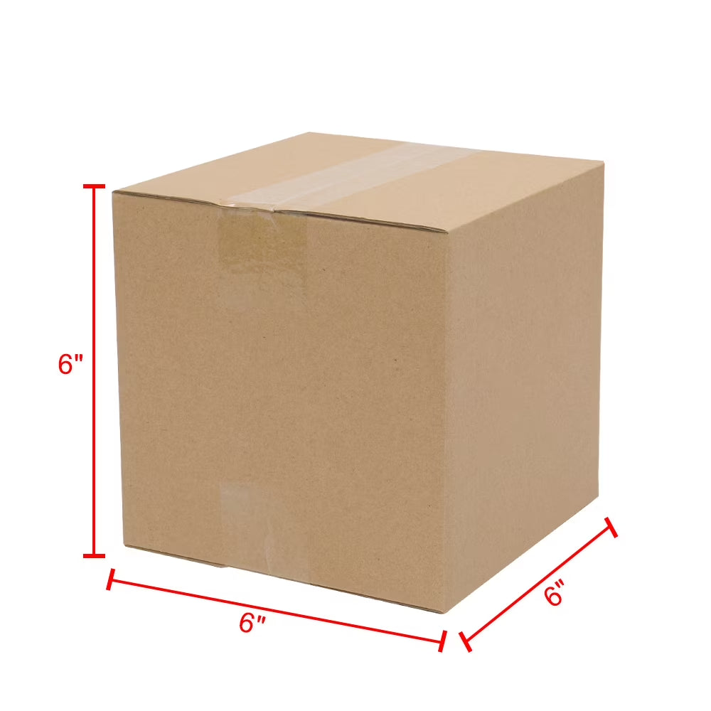 6"X6"X6" Shipping Boxes,100 Pack Small Shiping Boxes, Suitable E-Commerce Packaging, Shipping Packaging Etc.