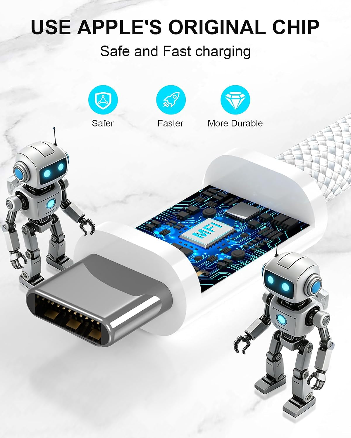 USB C to USB C Cable 3FT for Iphone 17, 2 Pack Braided Iphone Type C Charger Cord for Carplay Android Auto, 60W USB C to C Cable Fast Charging for Car Iphone 16 15 Ipad Air Pro