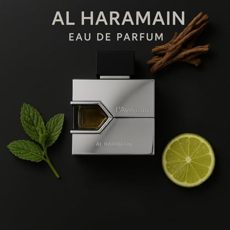 L'Aventure Eau De Parfum Spray for Men, 3.33 Fl Oz