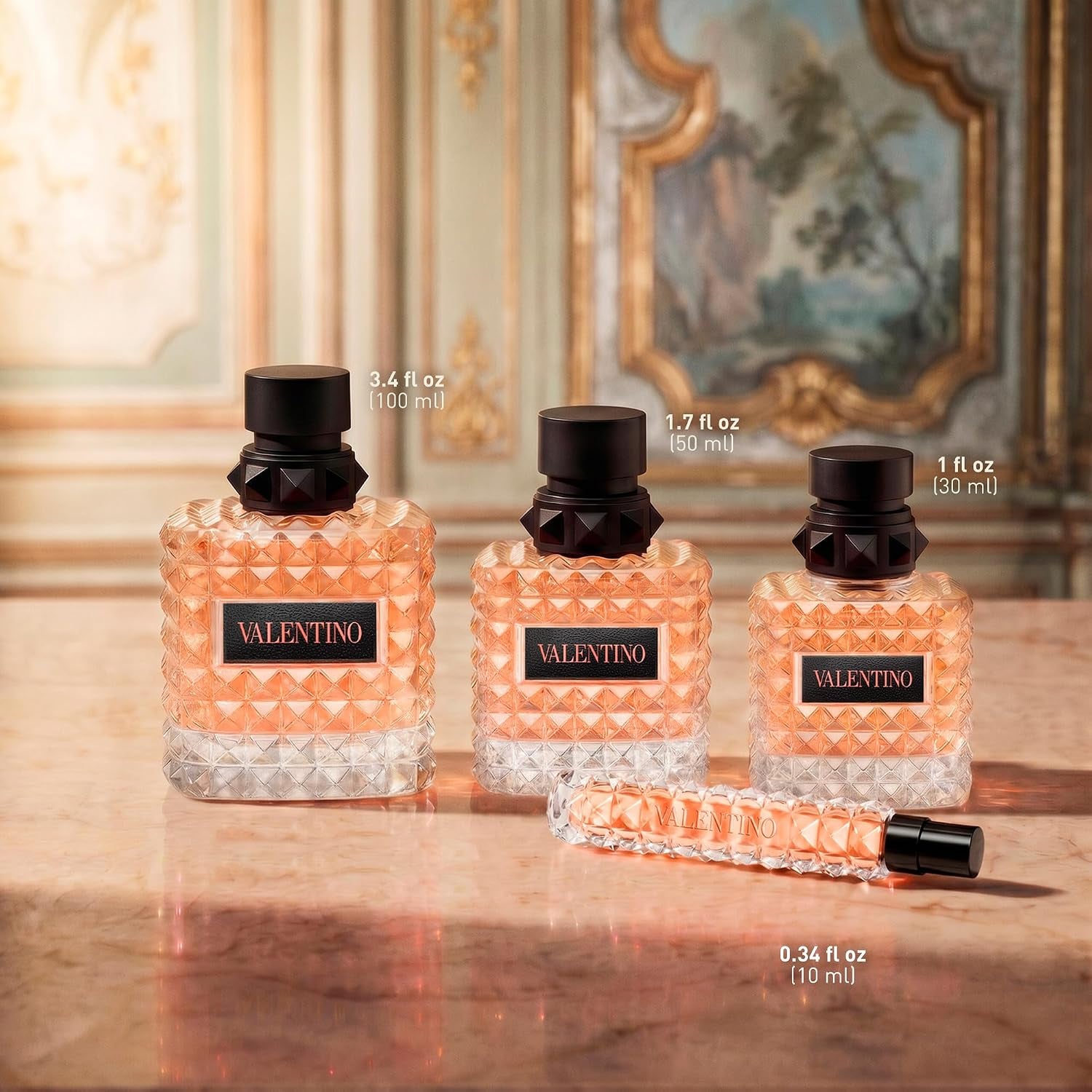 Donna Born in Roma Coral Fantasy for Women 1.0 Oz Eau De Parfum Spray |