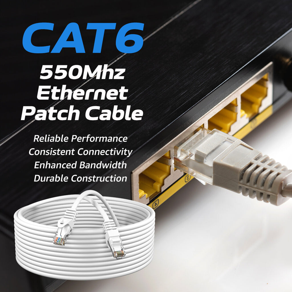 CAT6 Ethernet Patch Cable LAN Network Internet Modem Router Xbox PS3 Cord Lot