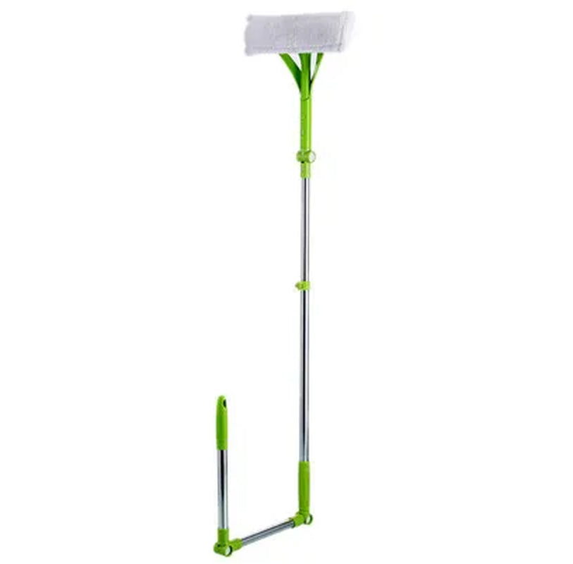 Telescopic Glass Window Cleaning Brush Tool Double Side Scraper Wiping Device for Home Window Cleaning