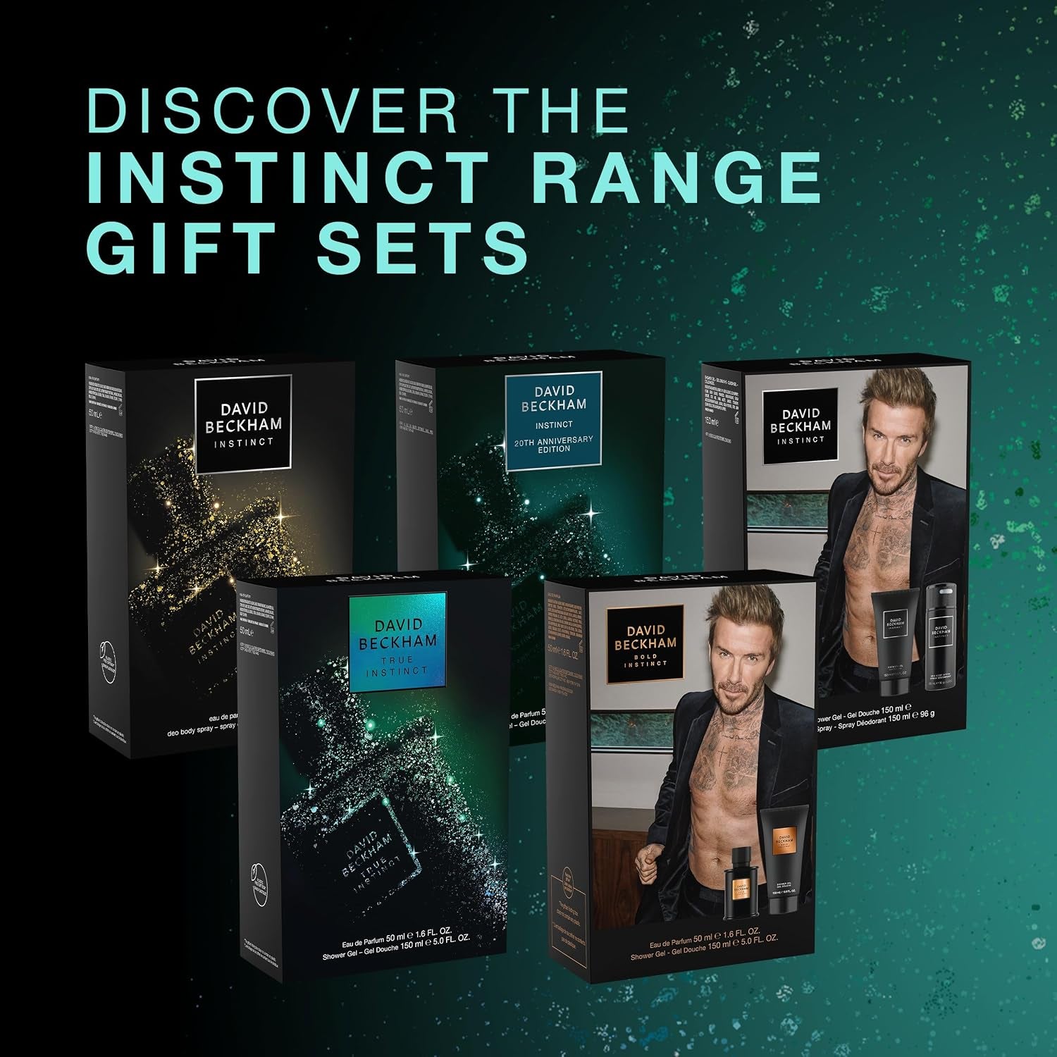 True Instict Giftset 1.6 Fl Oz EDT + 5.0 Fl Oz Shower Gel, Notes of Pine, Cedarwood, and Vetiver, Men'S Fragrance, Long Lasting, Everyday Fragrance,