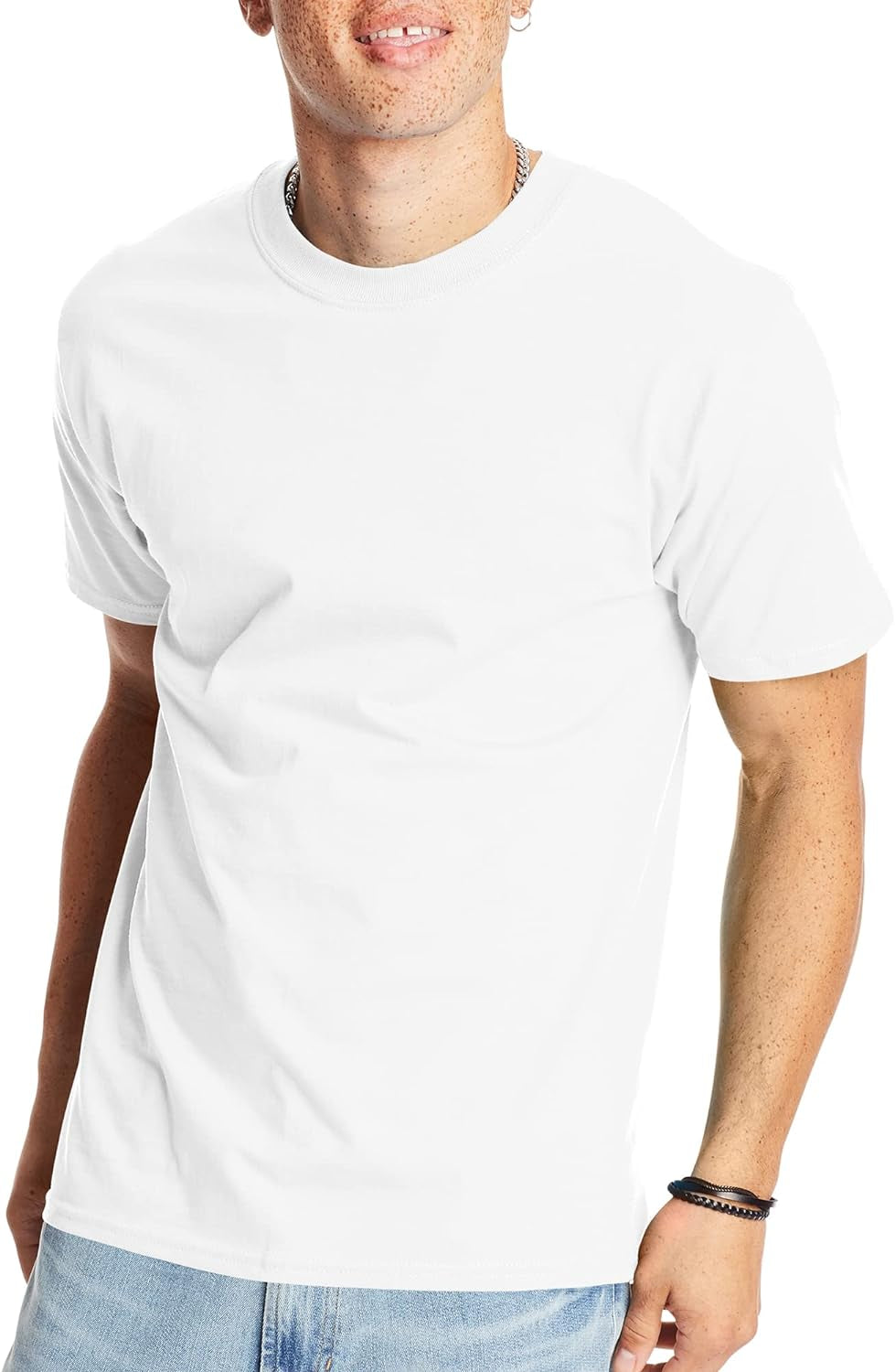 Men'S Beefy-T T-Shirt, Heavyweight Cotton T-Shirts for Men, 1 or 2 Pack, Men'S Tees (Tall