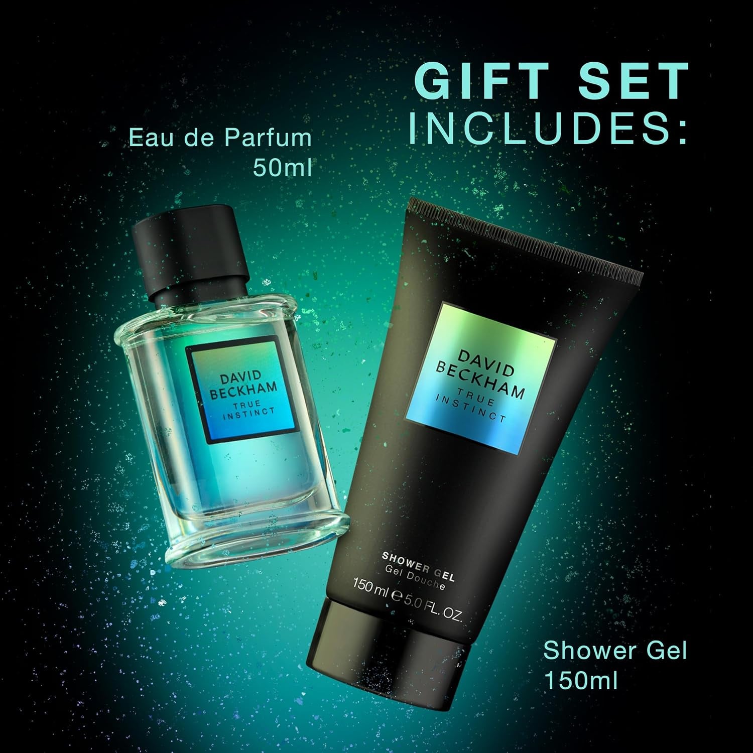 True Instict Giftset 1.6 Fl Oz EDT + 5.0 Fl Oz Shower Gel, Notes of Pine, Cedarwood, and Vetiver, Men'S Fragrance, Long Lasting, Everyday Fragrance,