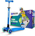 Kids Scooter – 3 Wheel Kick Scooter for Children and Toddlers – Adjustable Handlebar with LED Wheel Lights – Indoor and Outdoor Fun