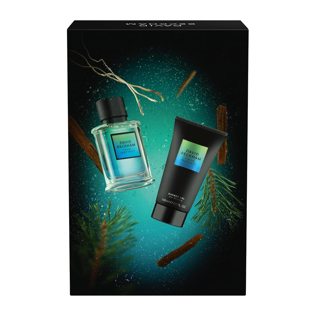True Instict Giftset 1.6 Fl Oz EDT + 5.0 Fl Oz Shower Gel, Notes of Pine, Cedarwood, and Vetiver, Men'S Fragrance, Long Lasting, Everyday Fragrance,