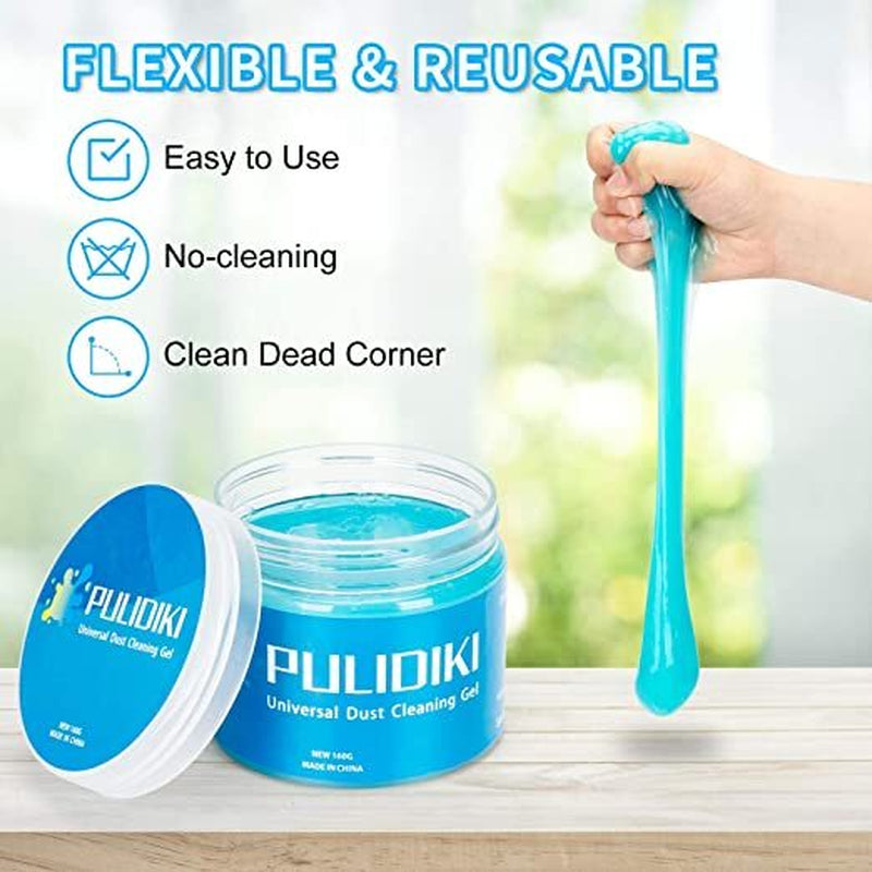 Cleaning Gel for Car, Car Cleaning Kit Universal Detailing Automotive Dust Car C