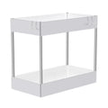 1/2 Pcs under Sink Storage Organizer 2 Tier Drawer Multipurpose Rack Cabinet under Sink Storage Rack Bathroom Kitchen Organizer