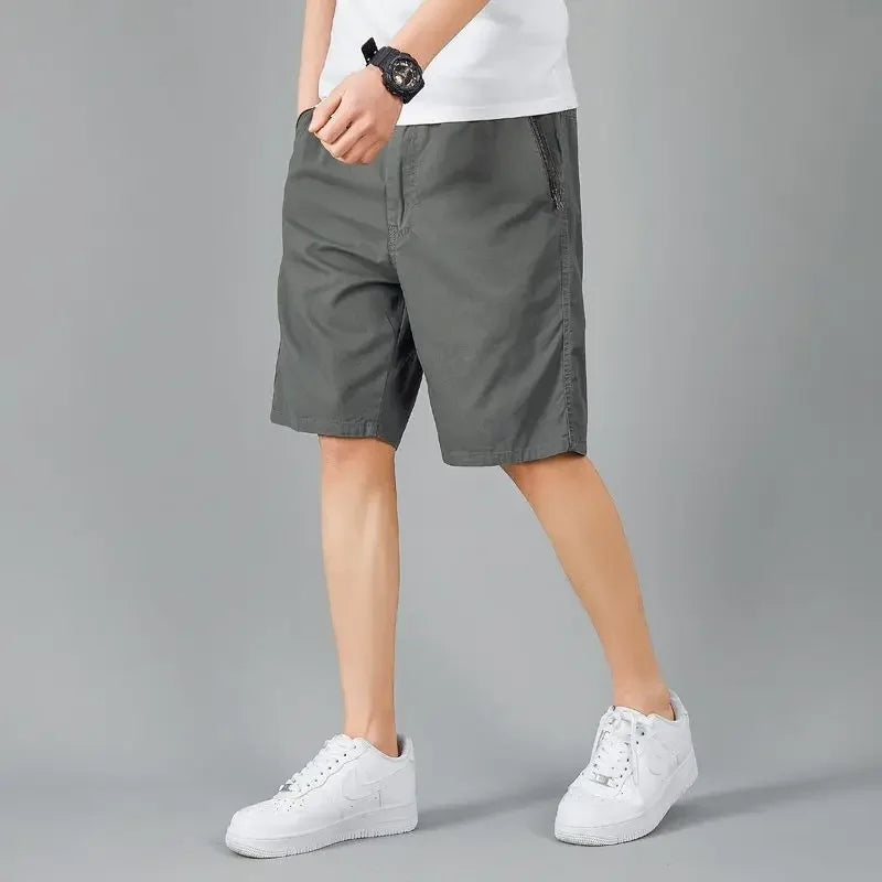 Man Short Pants Sports Sweat with Zippers Baggy Loose Joggers Wide Hot Deals Y2K Dry Fit Luxury Clothing Vintage Shorts for Men
