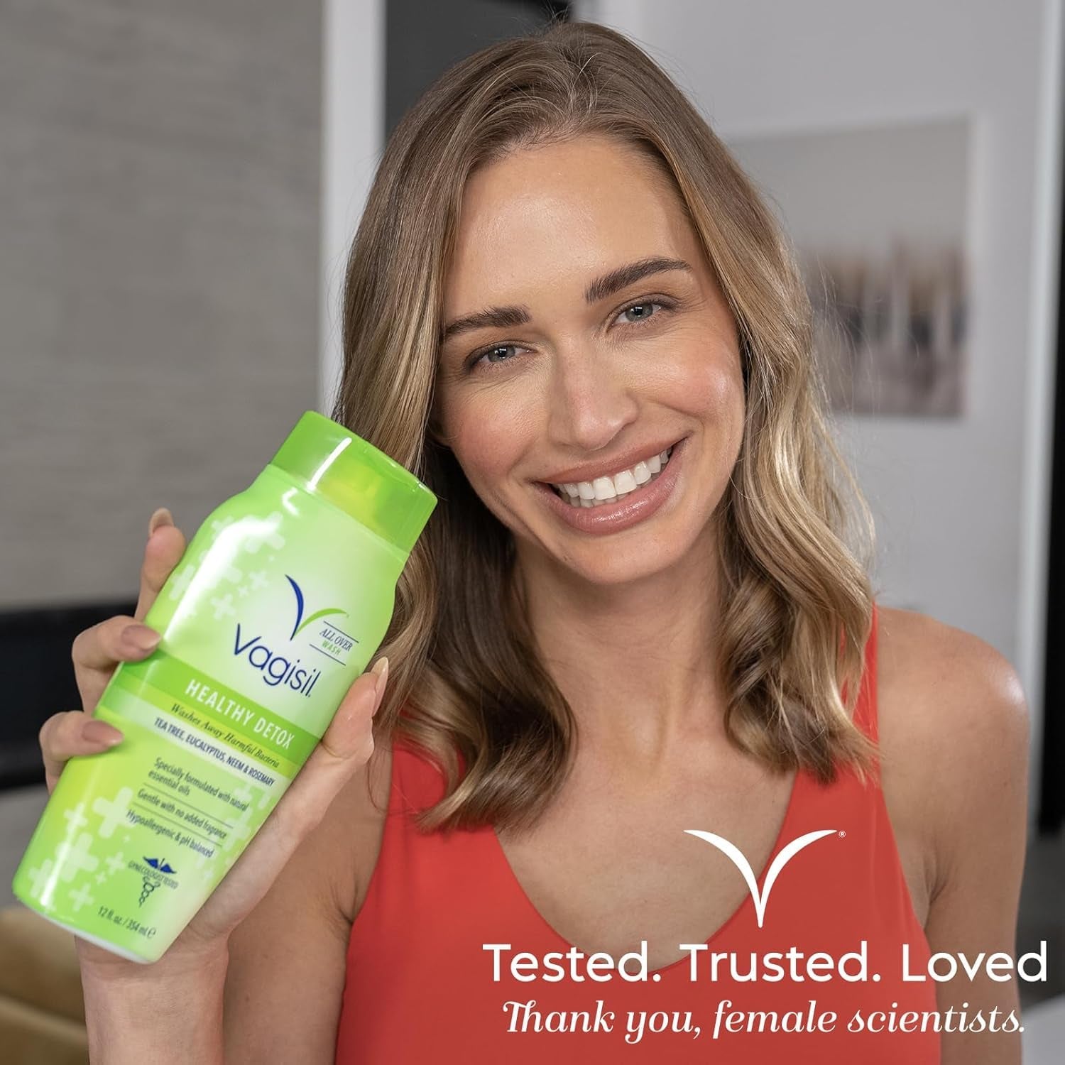 Scentsitive Scents Feminine Wash, Rose All Day, 12 Fl Oz (3 Pack) | Rose All Day Ph Balanced Feminine Wash for Sensitive Skin. with Vitamin E. Gentle, Hypoallergenic & Gynecologist Tested.