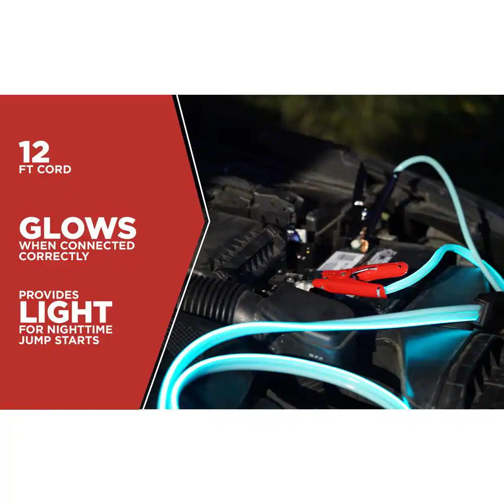 12 Ft. 8-Gauge 145 Amp Blue Cables