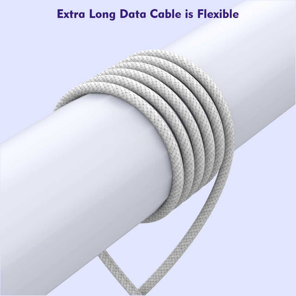 [3 Pack]Long 10FT Iphone 17 16E 15 Charger 20W Fast Wall Charger Block,10Foot USB C to C Braided Woven Cable Fast Charging for Iphone 17 Air/17 Pro/16 Pro/16 Pro Max/16 Plus/15/15 Plus/15 Pro Max/Ipad
